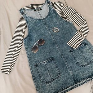 ⚡️CLEARING OUT SALE⚡️denim Overall Dress